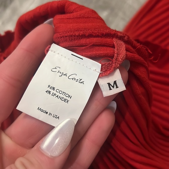 Enza costa ribbed knit dress - Picture 6 of 6